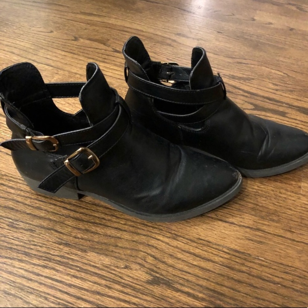 Black booties